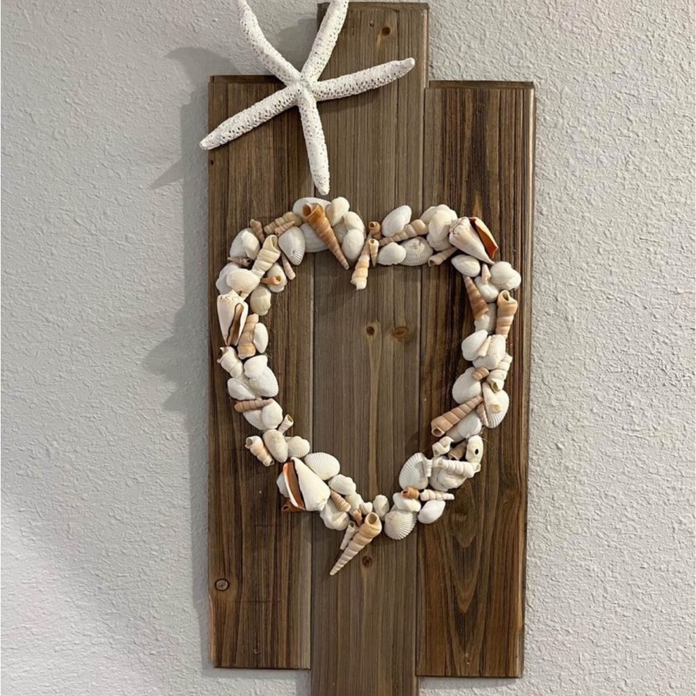 Beach shells wall decor